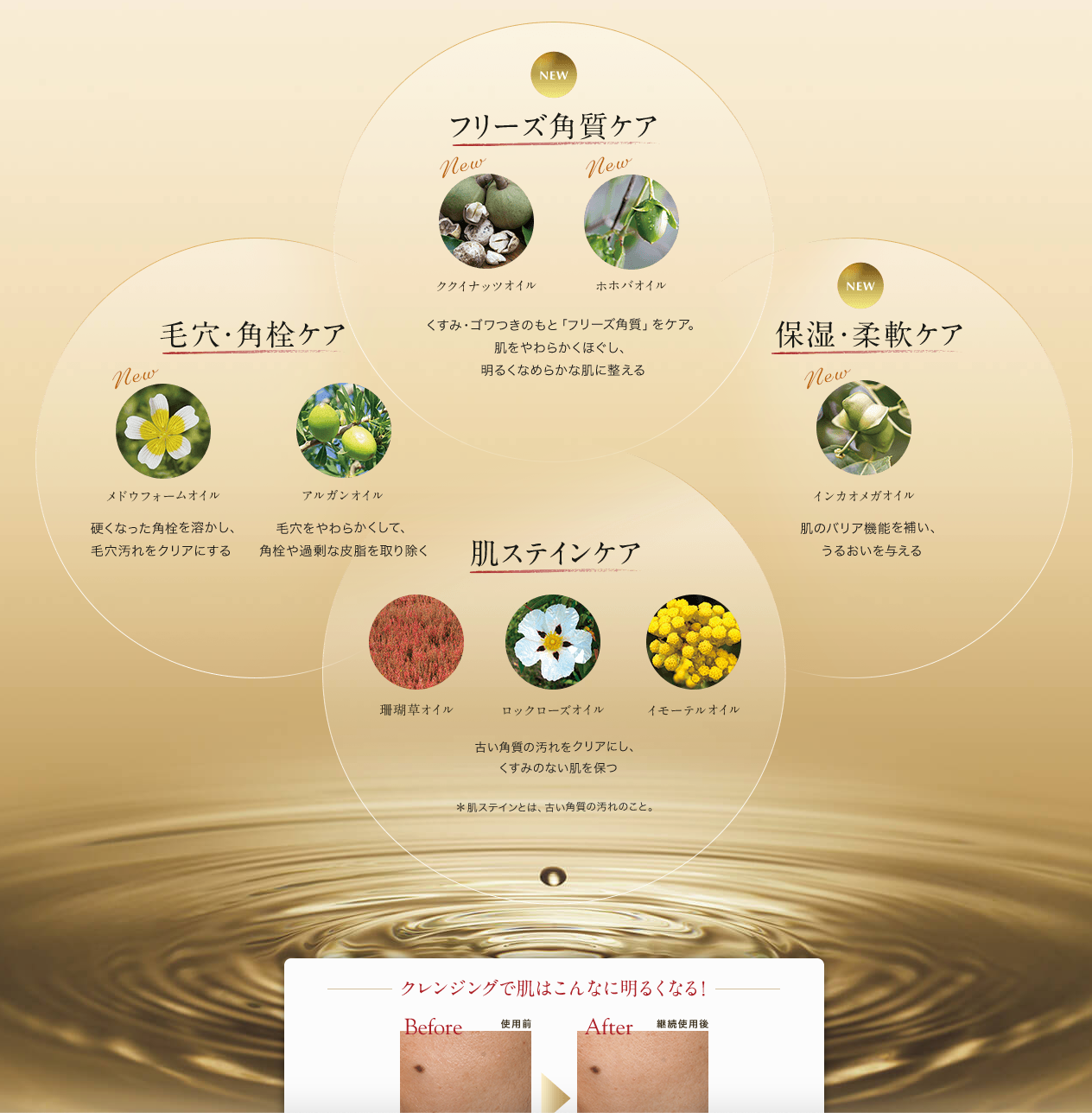 Attenir  Skin Clear Cleanse Oil  175ml ×3 bottle set *Bulk Buy