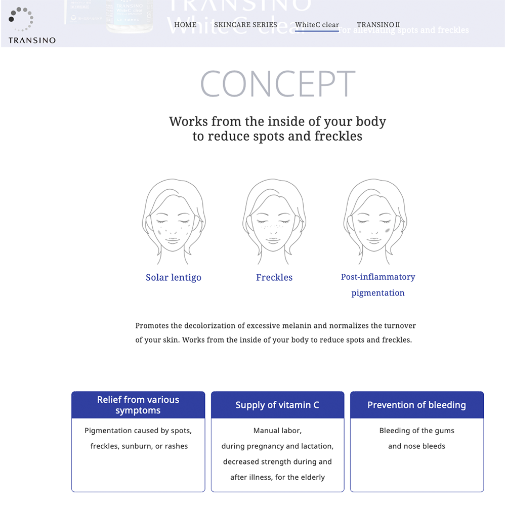 Transino WhiteC clear 120 volume set ×5 *Bulk Buy