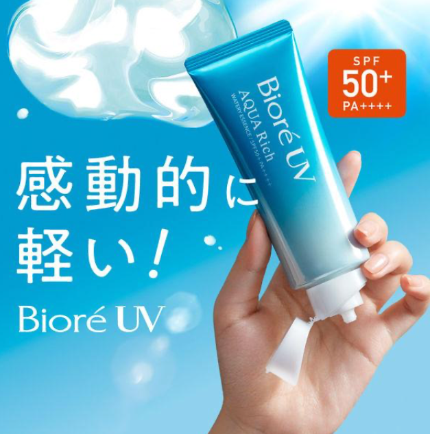 Kao Biore SPF50+ UV Aqua Rich Watery Essence 1.5　x 105g Gel