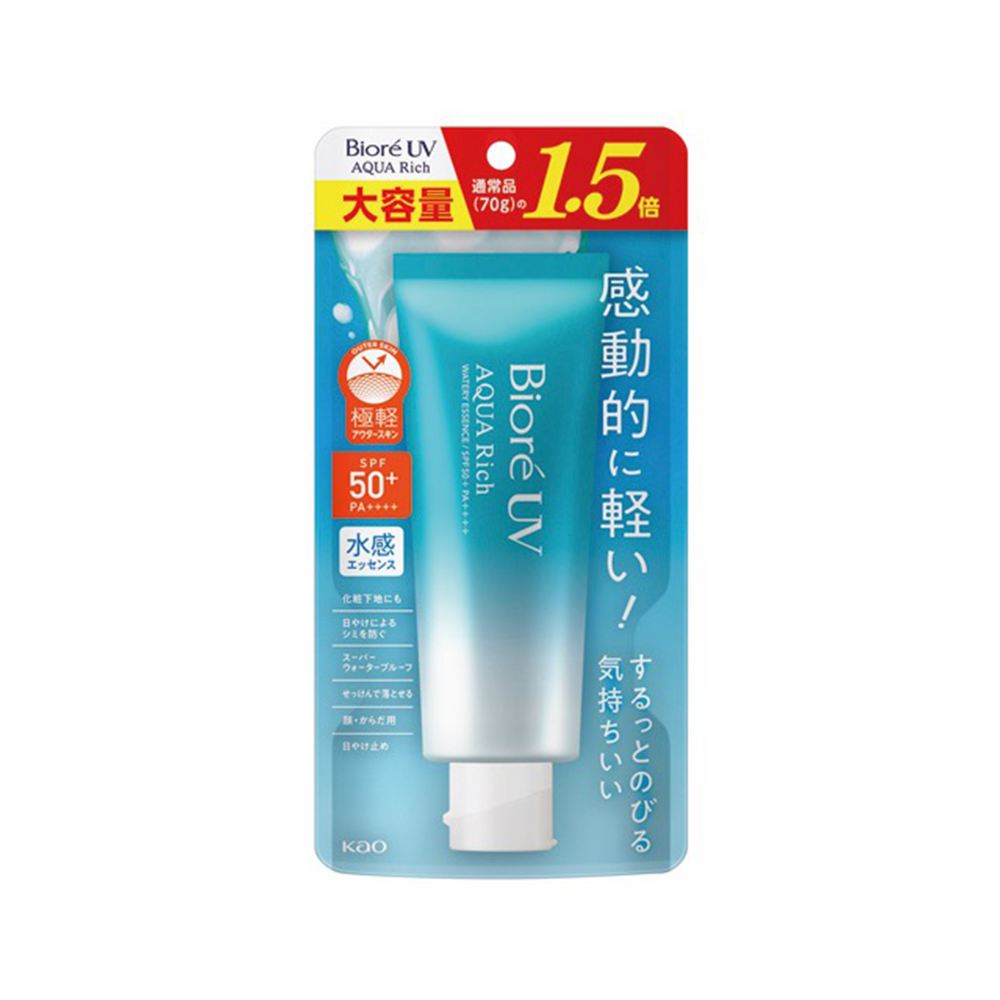 Kao Biore SPF50+ UV Aqua Rich Watery Essence 1.5　x 105g Gel